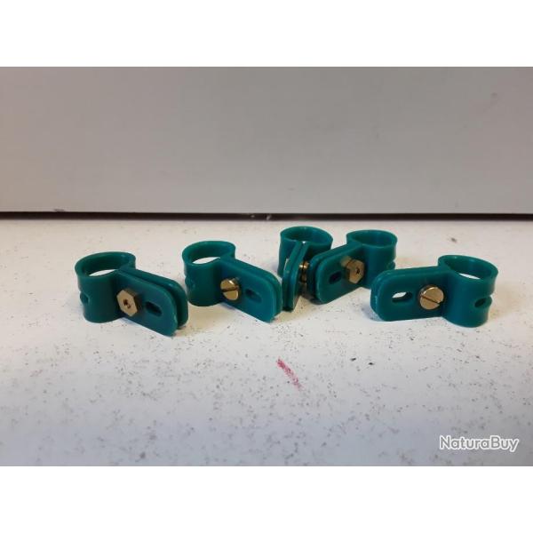 6036 LOT DE 5 BAGUES ATTACHES A CANARDS  NEUF