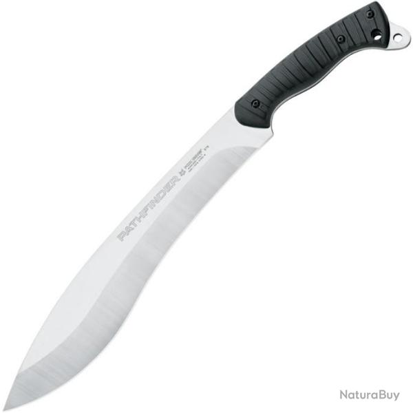 Machette Pathfinder RENARD Made in ITALIE avec Lame en acier inox Bohler et Etui en Cuir FOX679071