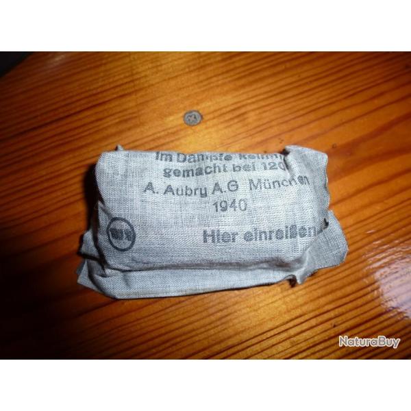 PANSEMENT ALLEMAND WW 2 GRIS 1940