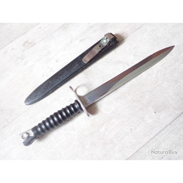 RARE BAIONNETTE FASS 57 / Stgw + fourreau du premier type !!  VICTORIA SCHWYZ N� 9843