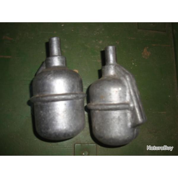 GRENADE INERTE  D'ENTRAINEMENT TOUT METAL MONOBLOC