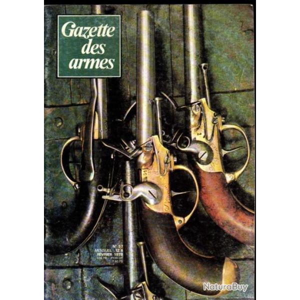 gazette des armes 57, cz 75, pistolet � coffre 1777, seeteufel, fus�es de guerre roquettes ,