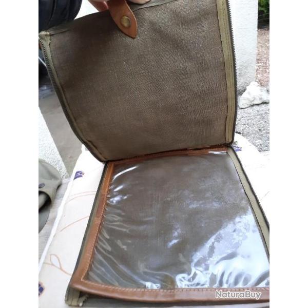 Vente tr�s rare porte carte d'�tat-major arm�e francaise guerre d'Alg�rie Indochine