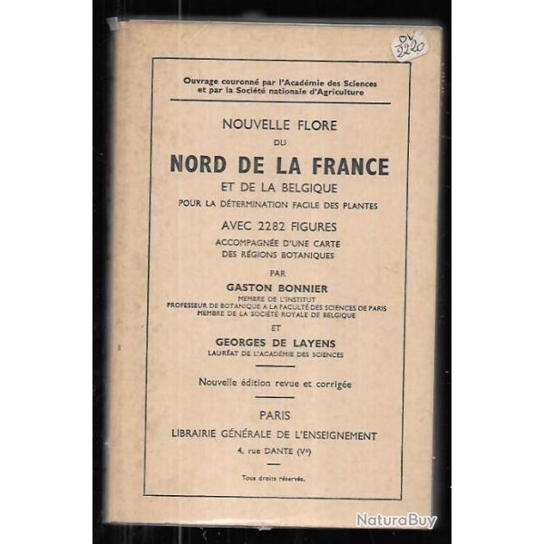 nouvelle flore du nord de la france et de la belgique par gaston bonnier