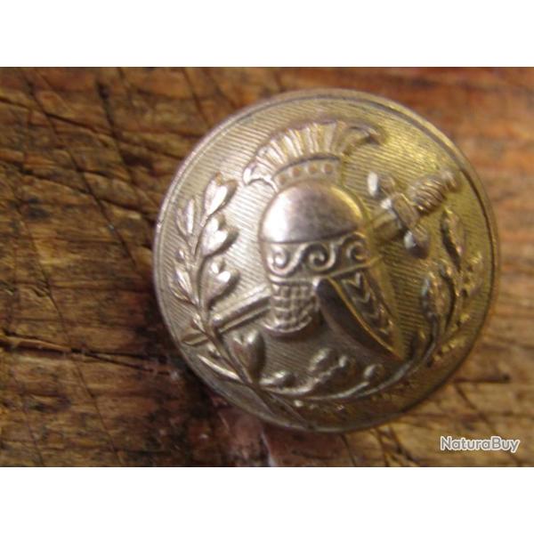 bouton aide de camp �tat major 1803 1886 militaire laiton 2dek�pi Fran�ais casque Grec glaive Romain