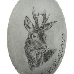 2 CALOTTEs ARGENT  CHEVREUIL  et chamois