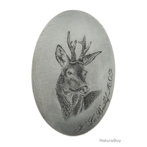 2 CALOTTEs ARGENT  CHEVREUIL  et chamois