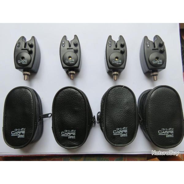 p�che carpe lot 4 d�tecteurs