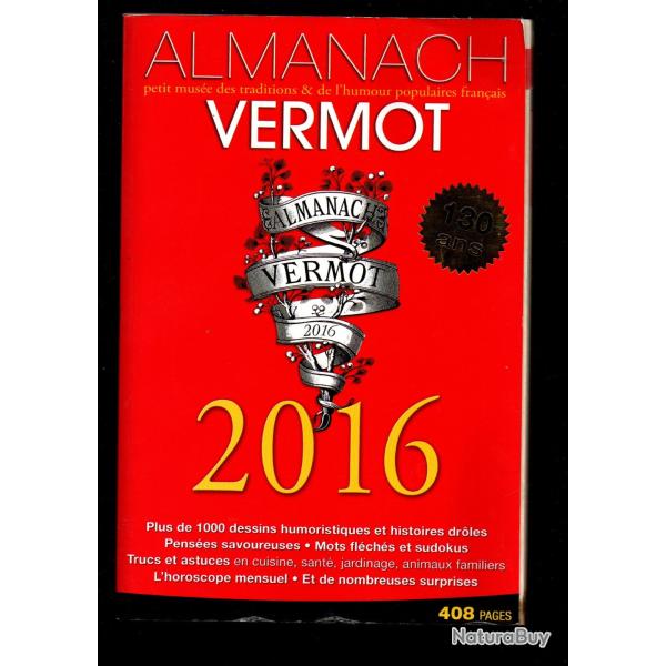 almanach vermot 2016 130 ans !