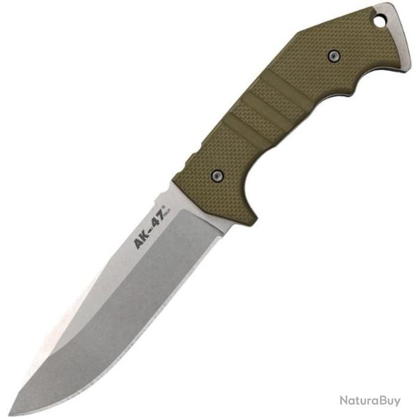Couteau Cold Steel AK-47 Field Knife Acier CPM-3V Manche OD Green G10 Etui Secure-Ex CS14AKA