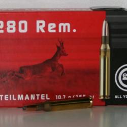 MUNITIONS GECO TEILMANTEL 165GR CAL. 280 X20