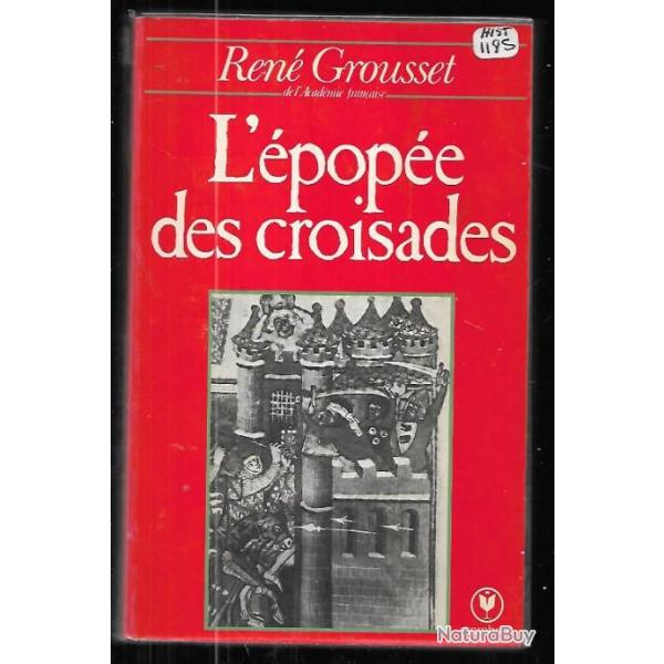 l'�pop�e des croisades de ren� grousset   Marabout Universit� 320