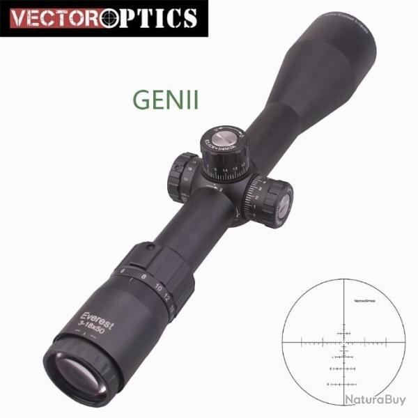 VECTOR OPTICS Everest GENII 3-18x50 - LIVRAISON GRATUITE !!