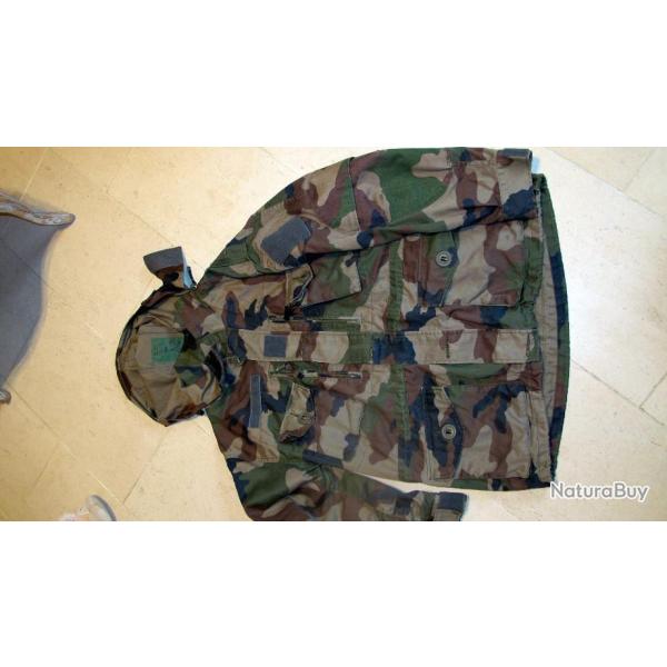 Ensemble Pantalon et veste de combat FELIN Tailles 7M / 4M + bretelles et genouill�res