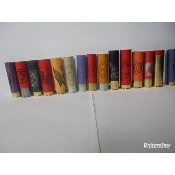 SUPERBE LOT DE 15 DOUILLES ANCIENNES JAMAIS CHARGEES  POUR COLLECTIONNEURS N41