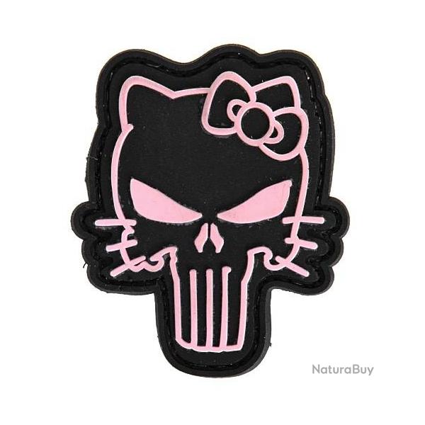 PATCH PVC SKULL KITTY