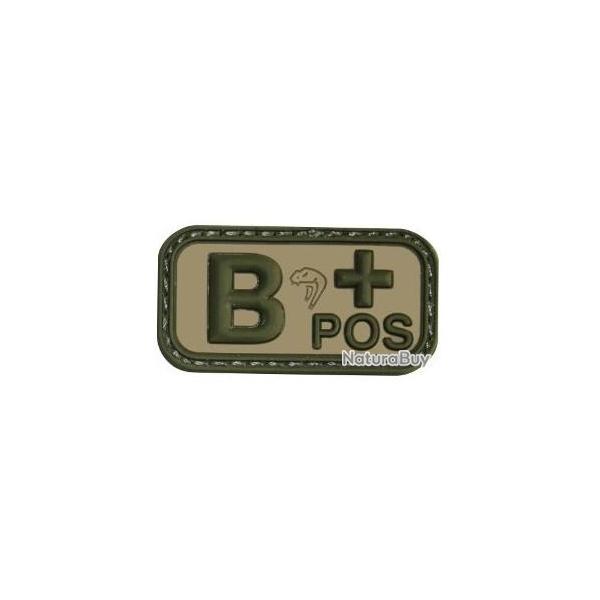 Patch PVC Groupe sanguin Vcam Viper B+	