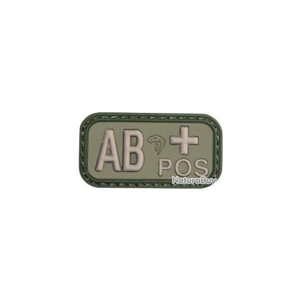 Patch PVC Groupe sanguin vert Viper AB+	