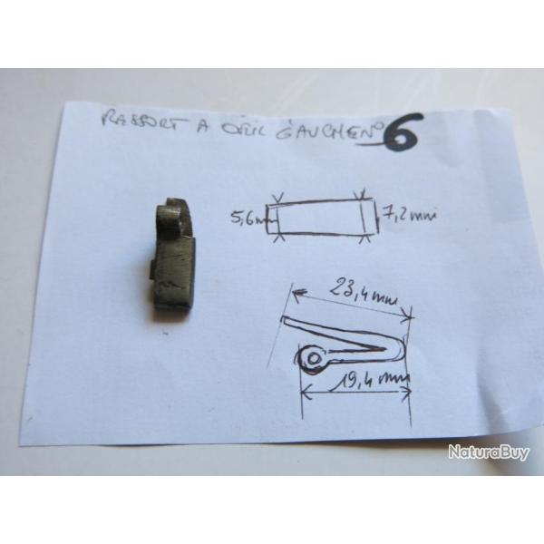 VENDU PAR CUIRASSIER11 N�6 RESSORT RETOUR DETENTE DE PLATINE DE FUSIL A CHIEN (COTE GAUCHE)