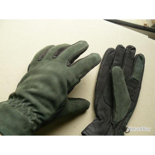 Gants en Cuir de buffle doubls...  XL