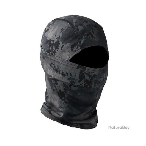 TACVASEN Cagoule de Chasse/Paintball/ Wargame Striped Black - LIVRAISON GRATUITE !!