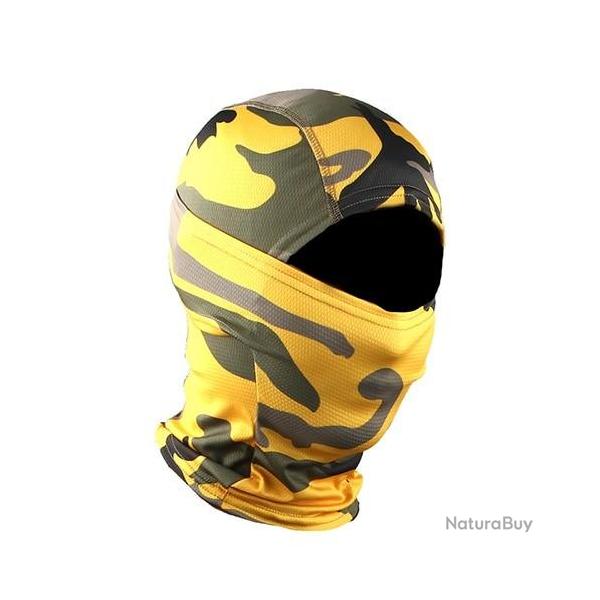 TACVASEN Cagoule de Chasse/Paintball/ Wargame Jaune - LIVRAISON GRATUITE !!