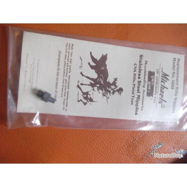 chemin�e en acier inox Michaels n� 2869   pour filetage 6-1 mm