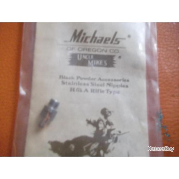 chemin�e Michaels n�  2867 acier inox   pour fusil  Hopkins et Allen filetage 1/4  X 32