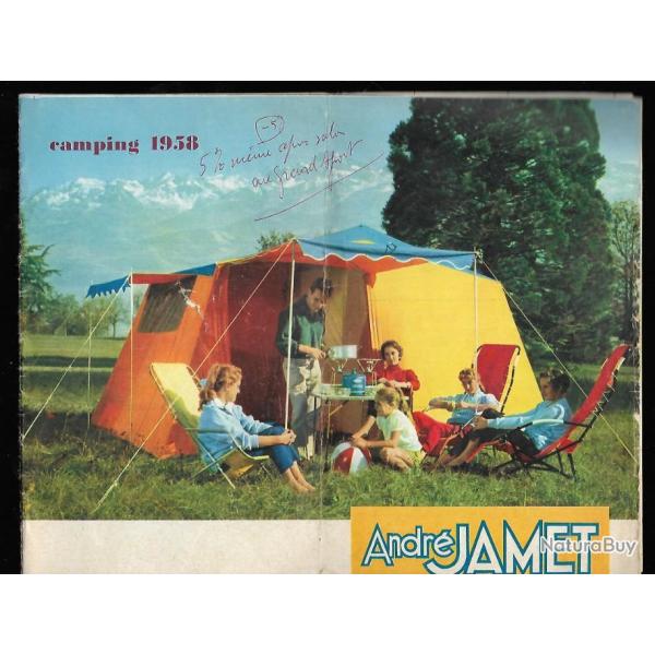 Catalogue andr� jamet camping 1958 , grenoble , exp�dition makalu 1954-55