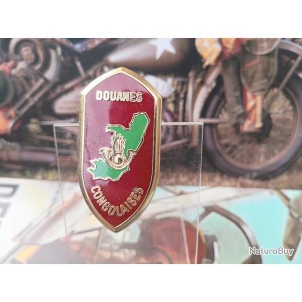 Vieil  insigne Douanes Congolaise - Fabricant inconnu  n