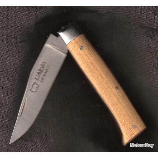 ALPIN CHATAIGNIER Couteau solide GRAV� Initiales GRATUIT