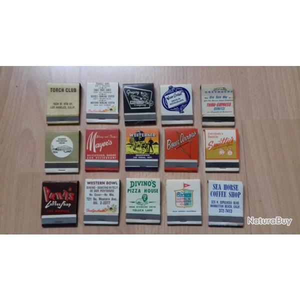 Pochettes allumettes USA (1)