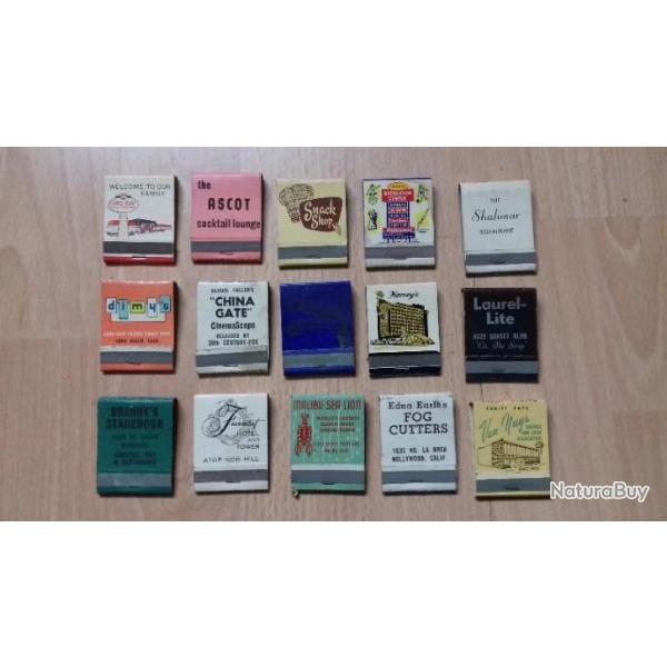 Pochettes allumettes USA (2)