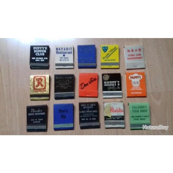 Pochettes allumettes USA (3)