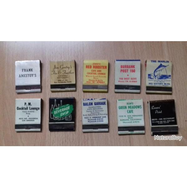 Pochettes allumettes Monarch (4) USA