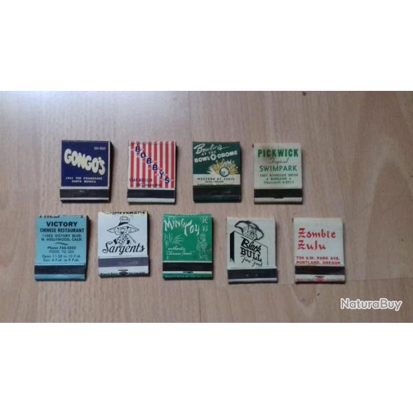 Pochettes allumettes Monarch (5) USA