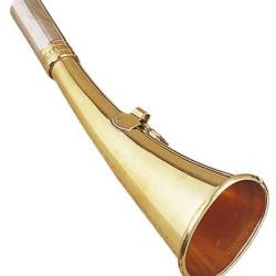 Corne plate Elless en laiton 16cm