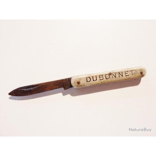 PETIT COUTEAU DE POCHE PUBLICITAIRE DUBONNET N�3