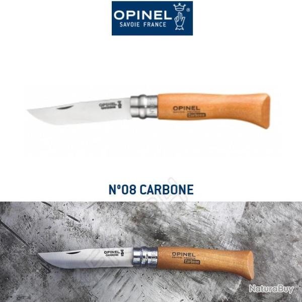 COUTEAU Lame acier carbone VRN OPINEL 8