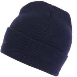 Bonnet Bleu Marine Classe en Laine avec Revers Eric Taille unique Bleu