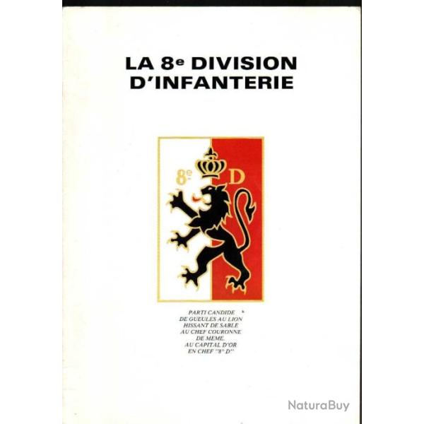 la 8e division d'infanterie plaquette d�couverte