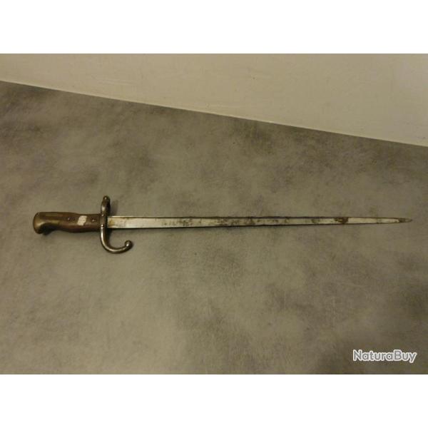 BAIONNETTE POUR FUSIL GRAS SANS FOURREAU ref JAC N11