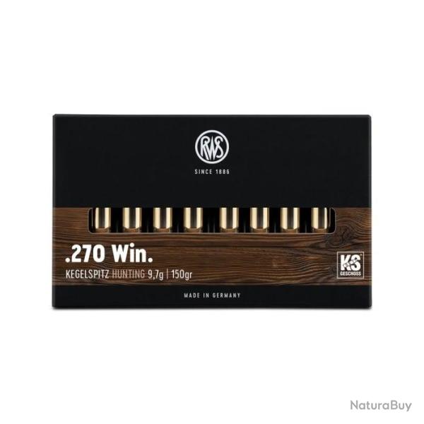 Balles RWS KS - Cal. 270 Win - Par 1