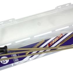 BOITE DE NETTOYAGE CARABINE MEGALINE CAL. .22 LR BAGUETTE M&Eacute;TAL