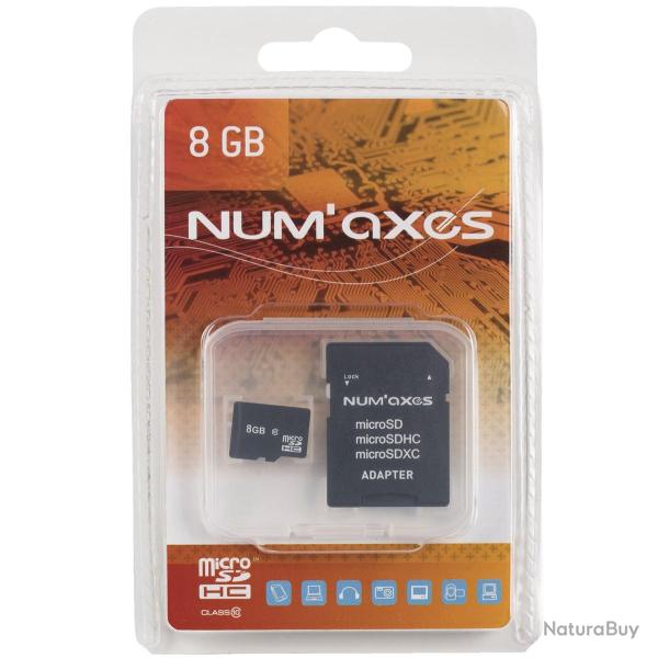 CARTE MEMOIRE NUM'AXES MICRO SDHC + ADAPTATEUR 32G0 CLASS10