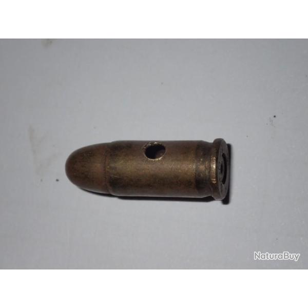 Cartouche neutralise - 7,65mm - SFM - Fvrier 1940 -  Ogive Cuivre nez rond
