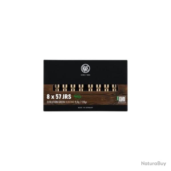 Balles RWS Evo Green - Cal. 8x57 JRS - 8x57 JRS / Par 1