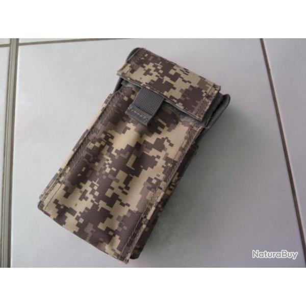 Porte cartouche / Pochette molle 25 tubes - camo numerique