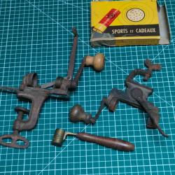 LOT RECHARGEMENT SERTISSEUR ANCIEN CAL 16,  BROCHE ....