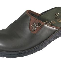 Chaussons Fritzmann hirsch cerf olive P